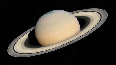Saturn in natural colours | ESA/Hubble