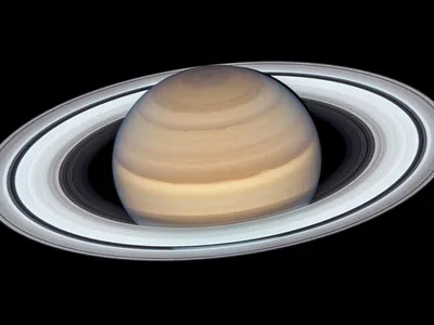 Saturn's cold blue hemisphere | Space | EarthSky