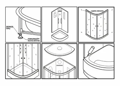 Сборка и установка душевых кабин с гарантией