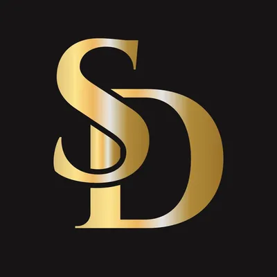 Letter sd logo design initial logotype Royalty Free Vector