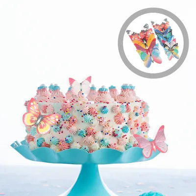 40 шт., съедобные украшения для торта | AliExpress