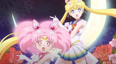 Обои на рабочий стол Sailor Moon / Сейлор Мун в слезах стоит под дождем,  прижав руки к груди, из аниме Красавица-воин Сейлор Мун / Bishoujo Senshi Sailor  Moon, обои для рабочего стола,