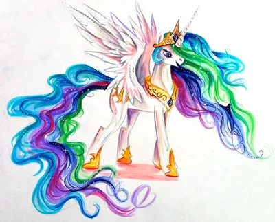 Купить Принцесса Селестия с аксессуарами - интерактивный пони, My Little  Pony My Little Pony (Май литл пони / Мой маленький пони) A0633E24 в Киеве,  Украине.
