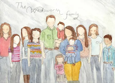 Рисунок семьи. Как ребёнок представляет себе взаимоотношения в семье | Мама  - Учитель | Дзен