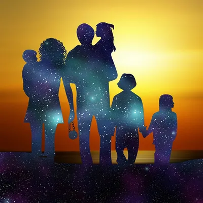 Семья Любовь Вселенная - Бесплатное фото на Pixabay - Pixabay