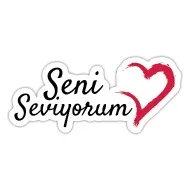 Heart Seni Seviyorum Turkish I Love You Basalt Engraving Name Date on the  Back Possible - Etsy Israel
