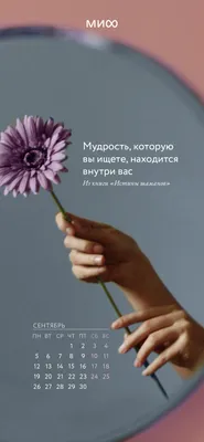 Вдохновляющие обои с календарями и цитатами на сентябрь 2022 года - Блог  издательства «Манн, Иванов и Фербер»