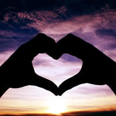 Сердце из двух рук. | Sunset love, Love wallpaper, Heart wallpaper hd