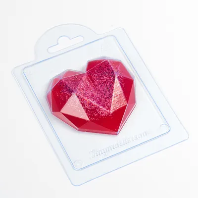 Форма силиконовая Сердечки для шоколада и выпечки - купить с доставкой по  выгодным ценам в интернет-магазине OZON (821389025)
