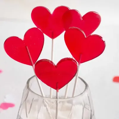 акварельные сердечки валентинки - TenStickers