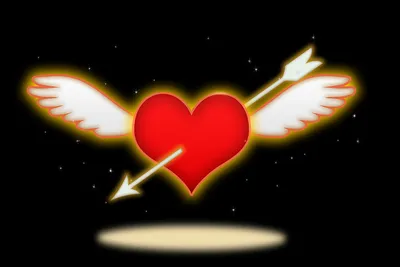 Красное Сердце С Крыльями Ангела И Halo — стоковая векторная графика и  другие изображения на тему Символ сердца - Символ сердца, Крыло животного,  Авиационное крыло - iStock