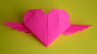 Как нарисовать сердце с крыльями поэтапно 4 урока