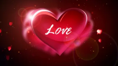 Футаж Сердце Love Любовь - YouTube