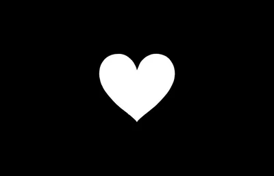 Абстрактное белое сердце на черном фоне Иллюстрация штока - иллюстрации  насчитывающей форма, чертеж: 210551716