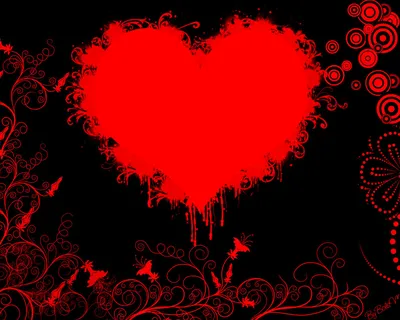 Любовь Сердце На Черном Фоне Стоковые Фотографии | FreeImages