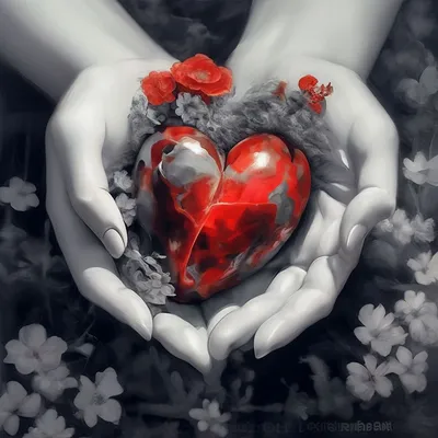 Сердце в наличии Сердце на ладони - символ влюбленности Стоковое  Изображение - изображение насчитывающей схематическо, сердце: 44172125