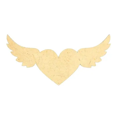 Нашивка сердце с крыльями - купить с доставкой по выгодным ценам в  интернет-магазине OZON (201584803)