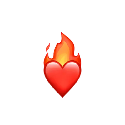 Схема вышивки «сердце в огне» (№646035) - Вышивка крестом