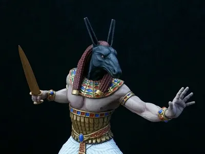 Египетский бог Сет — Каропка.ру — стендовые модели, военная миниатюра