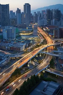 Сеул Корея вид на большой город центр города горизонт движение, высокое  разрешение, город, центр города фон картинки и Фото для бесплатной загрузки