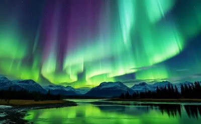 Скачать обои северное сияние, ночь, звезды, природа, Норвегия, раздел  пейзажи в разрешении 1920x1080 | Пейзажи, Северное сияние, Природа