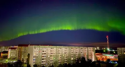 В ночном небе над Екатеринбургом заметили северное сияние - «Уральский  рабочий»