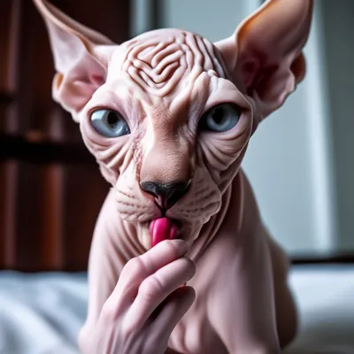 С анимацией Сфинкс кот 3D модель - Скачать Животные на 3DModels.org