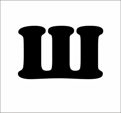 Буква Ш из ПВХ для вывесок 20 см / шрифт 1 черный - купить с доставкой по  выгодным ценам в интернет-магазине OZON (492259761)