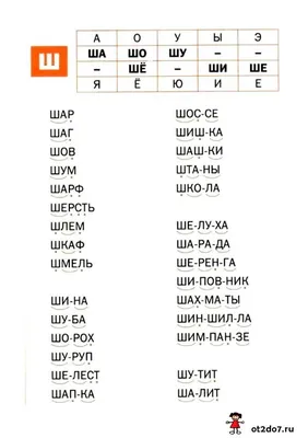 Обучающий урок по постановке звука [ш] «Пошипим»