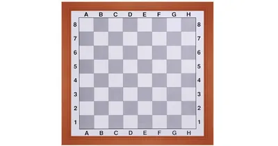 Игра ШАХМАТЫ 4501 В ЧЕХЛЕ (45х45 см) шахматное поле - ткань, фигуры -  пластик