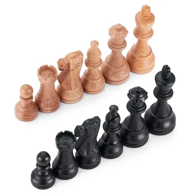 Купить шахматные фигурки «Стаунтон» утяжелённые имитация слоновой кости,  высота короля 97 мм - gamestil.ru