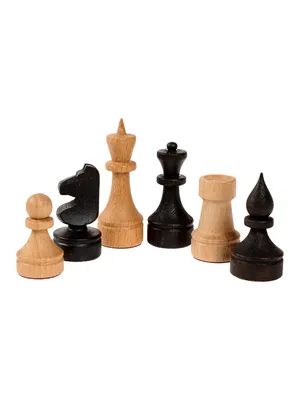 Шахматные фигуры обиходные, дерево, король 7.2 см, пешка 4.5 см, d-2 см No  brand 01189780: купить за 1080 руб в интернет магазине с бесплатной  доставкой