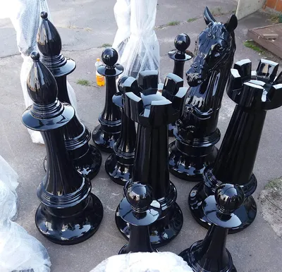 Гигантские фигуры. Отдельные шахматы. - BigChess.com.ua
