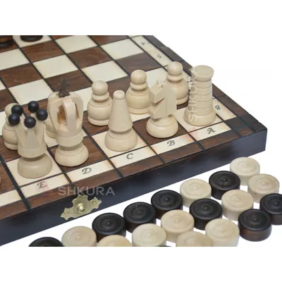 Настольная игра 3 в 1: шахматы, шашки, нарды, доска дерево 29 х 29 см  (3814992) - Купить по цене от 1 099.00 руб. | Интернет магазин SIMA-LAND.RU