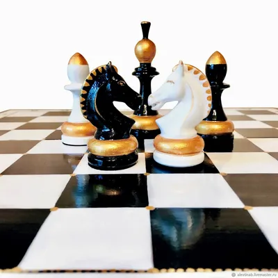 Шахматы/ Шахматы, расставленные на доске до начала игры Stock Photo | Adobe  Stock