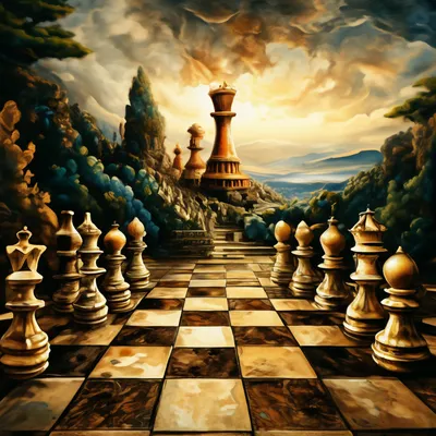 Шахматы на деревянной доске, выделенные на белом фоне - Ozero - российский  фотосток