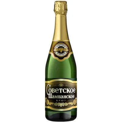 Вино игристое Советское Шампанское белое брют 10.5-12.5%, 750мл - купить с  доставкой в Москве в Перекрёстке