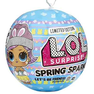 Кукла LOL Surprise Spring Sparkle Bunny Hun Пасхальный шарик, 574477
