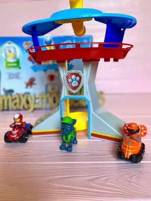 Paw Patrol Игровой набор Щенячий патруль мини смотровая Башня / цвет белый,  голубой купить в России