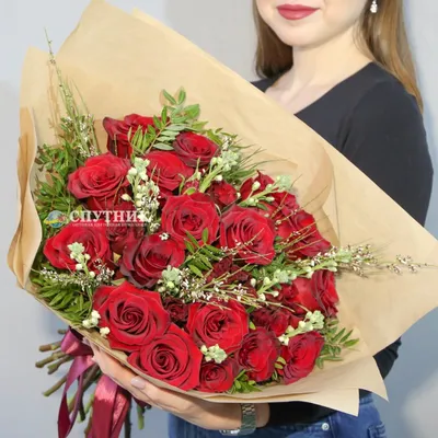 Букет 101 роза в Москве - купить от компании \"Цветы оптом\"