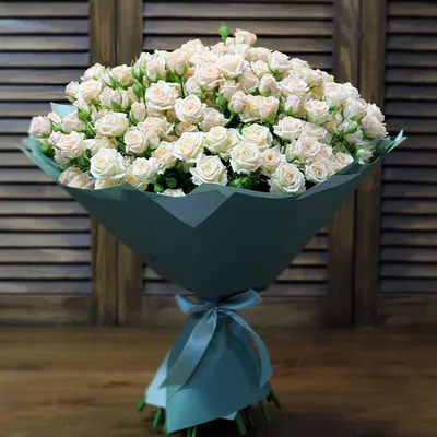Шикарный букет из пионовидные роз и кофейнокремоых роз Quicsand - купить с  доставкой от ElitBuket
