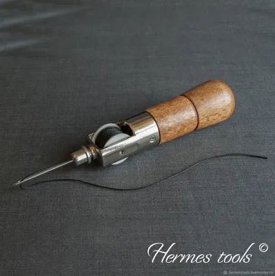 Шило для шитья кожи, с деревянной ручкой, 4 в 1 - 1046-2 - натуральная,  купить в It-Leather