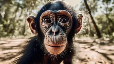 Шимпанзе Обезьяна Большая 16 см Премиум - купить с доставкой по выгодным  ценам в интернет-магазине OZON (971354584)