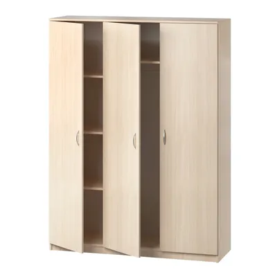 Угловой шкаф арт-403 несимметричный, со штангой и полками – купить недорого  в интернет-магазине мебели в СПб