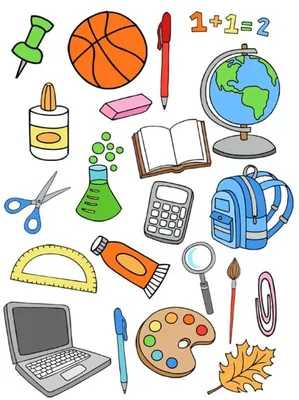 ✒ Worksheets: School supplies (Школьные принадлежности) | English Library |  ВКонтакте