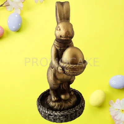 Пасхальный шоколадный заяц — купить по цене 1090 руб. | Интернет магазин  Promocake Москва