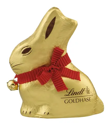 Шоколадный заяц LINDT Gold Bunny, 100 г с доставкой по Новосибирску.  Гипермаркет МЕГА-Гастроном.