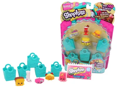 Купить Набор серег с персонажами Shopkins Girls (Упаковка из 6 шт.) | Joom