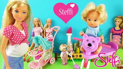 Simba Steffi LOVE - Кукла Штеффи с ребенком играют в бассейне 5733422  купить в Москве | Доставка по России.