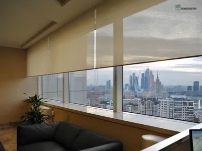 Красивые рулонные шторы для офиса - как правильно выбрать